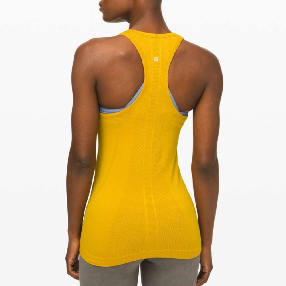 lululemon Swiftly Tech Racerback Tank Honeycomb Sz 6